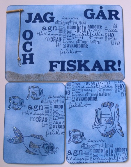 Maj 2014 inlägg 1 PL kort med fiskar