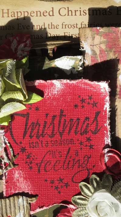 Christmas isn't a season tag DT Vilda Stamps detail